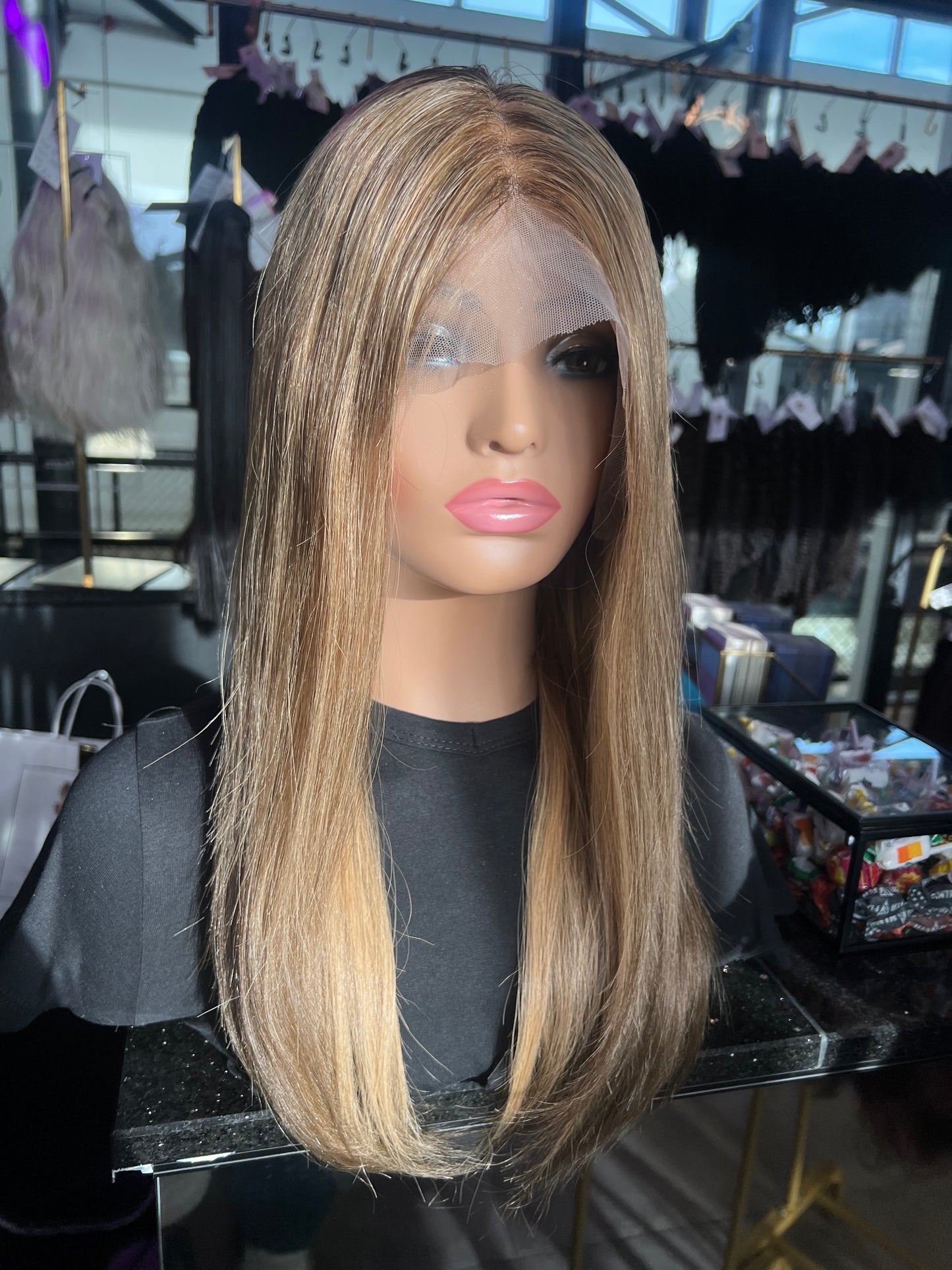 European highlight wig .