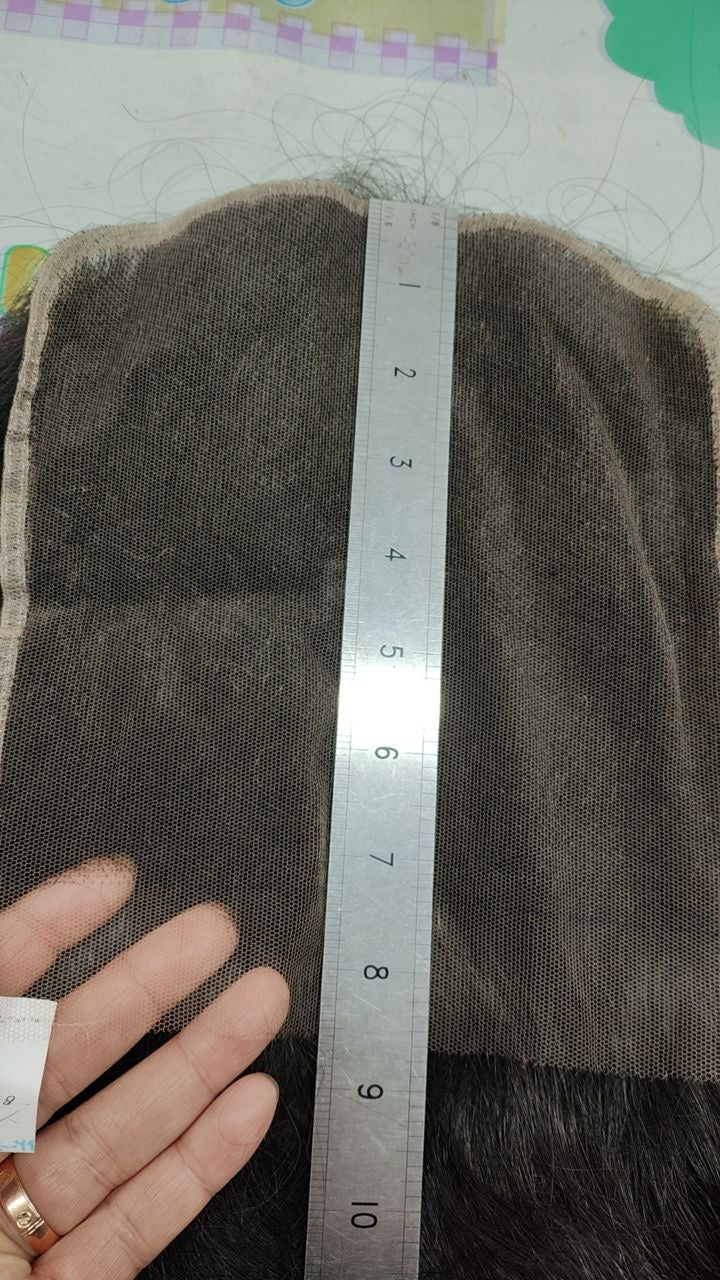 7x7 HD straight closure .