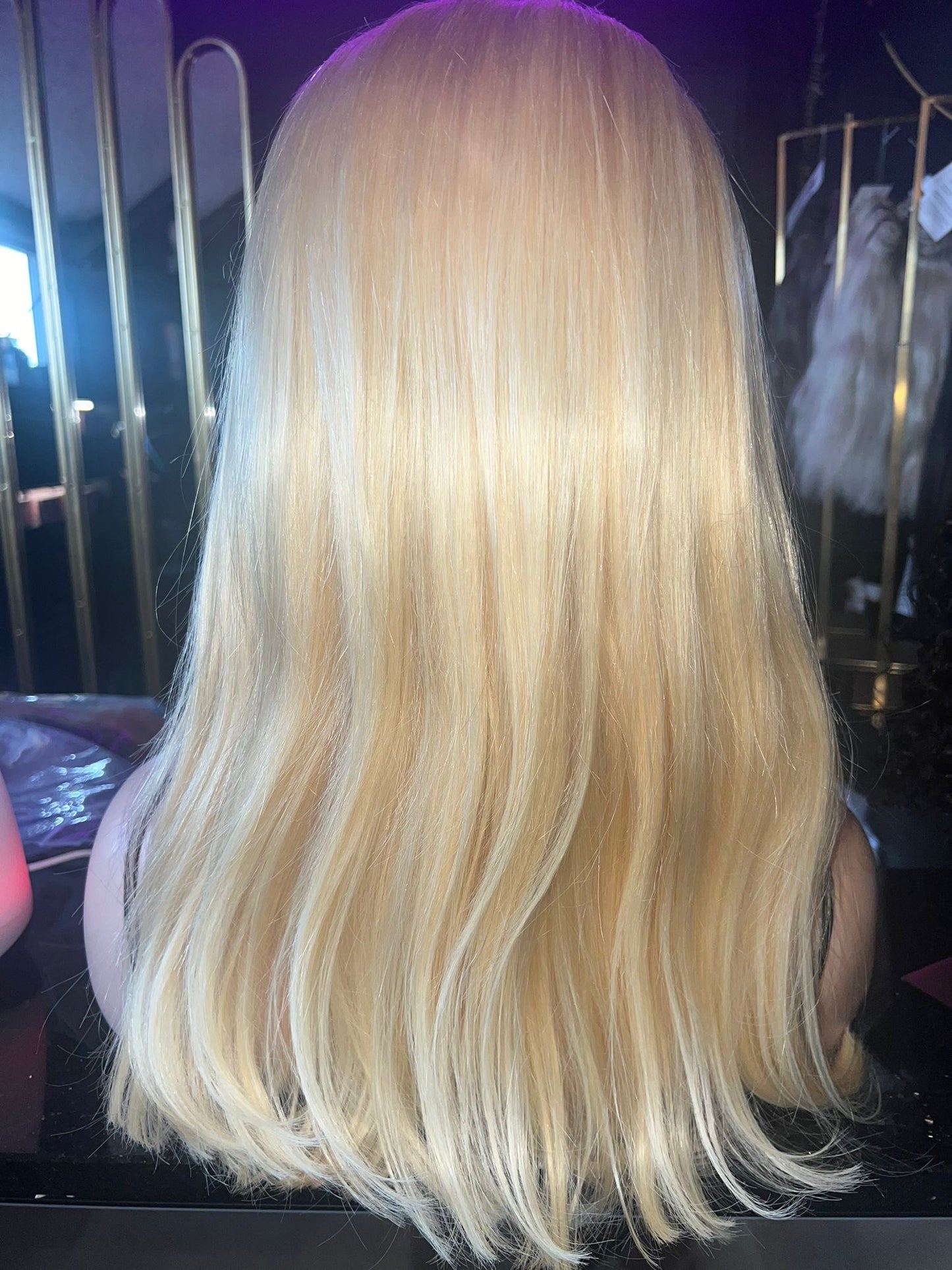 Blond Straight wig