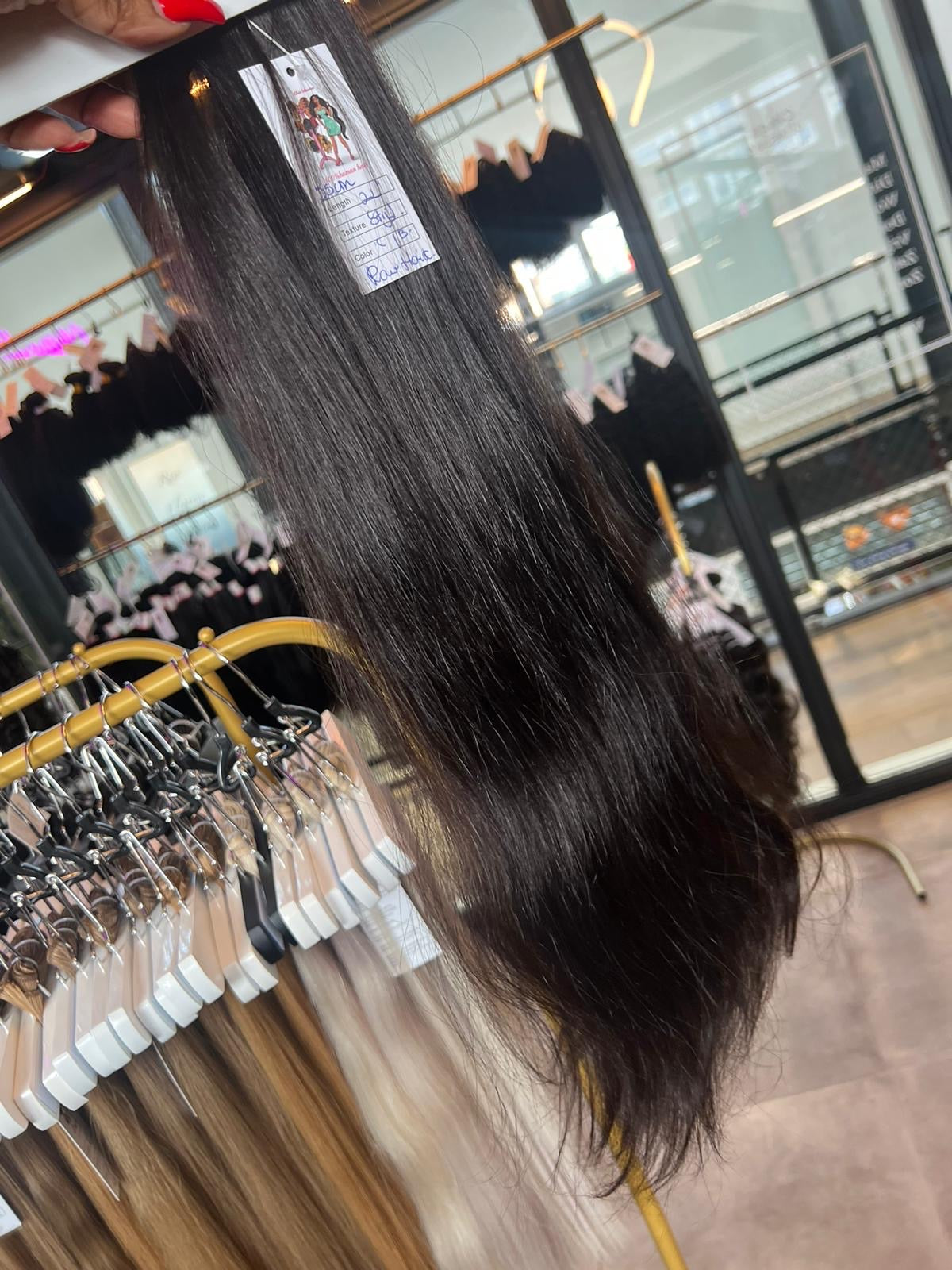 Straight hair