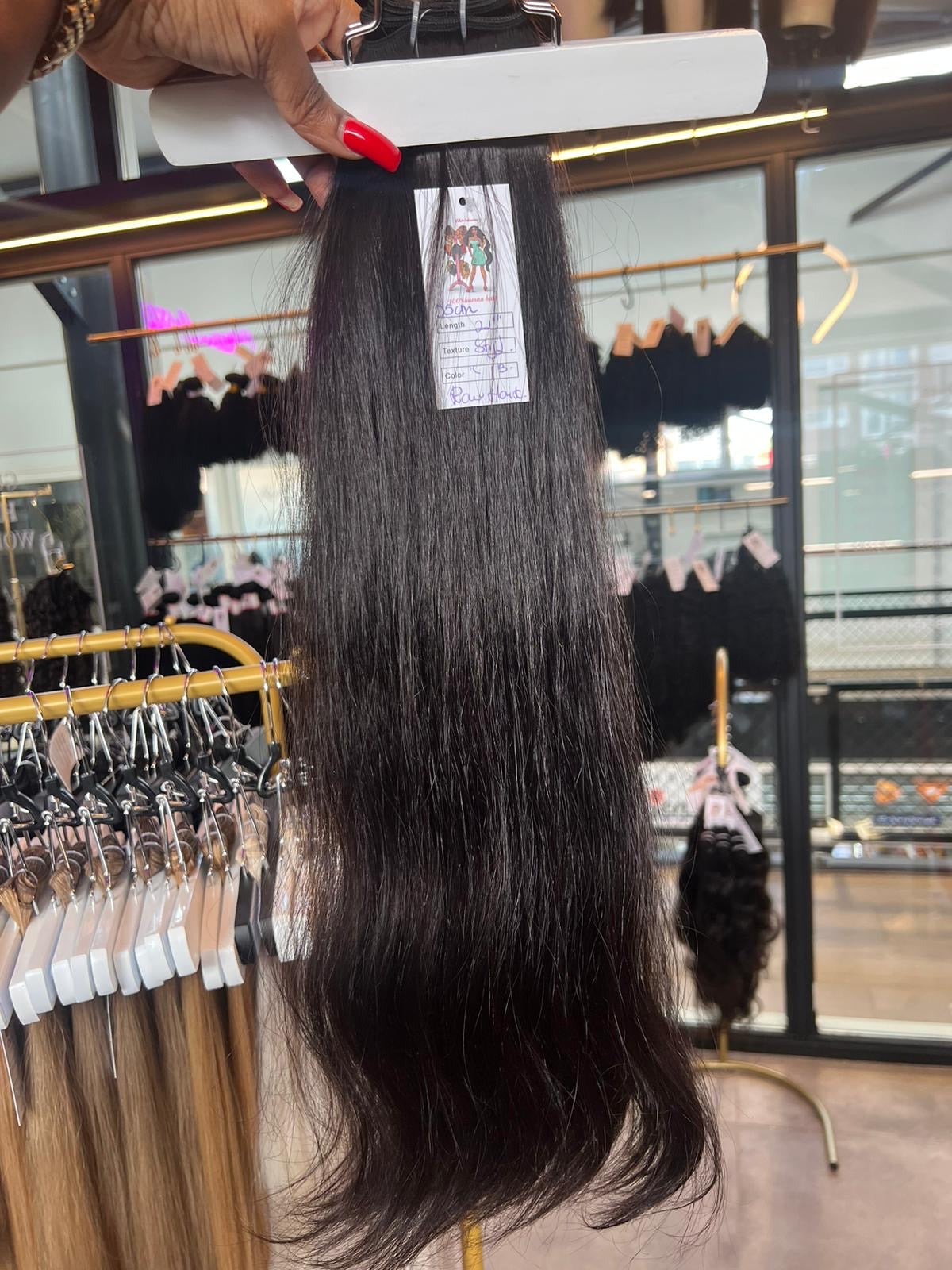 Straight hair