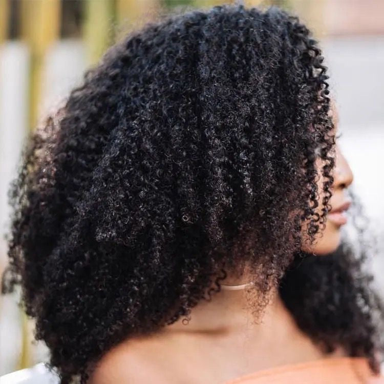 Kinky afro curls