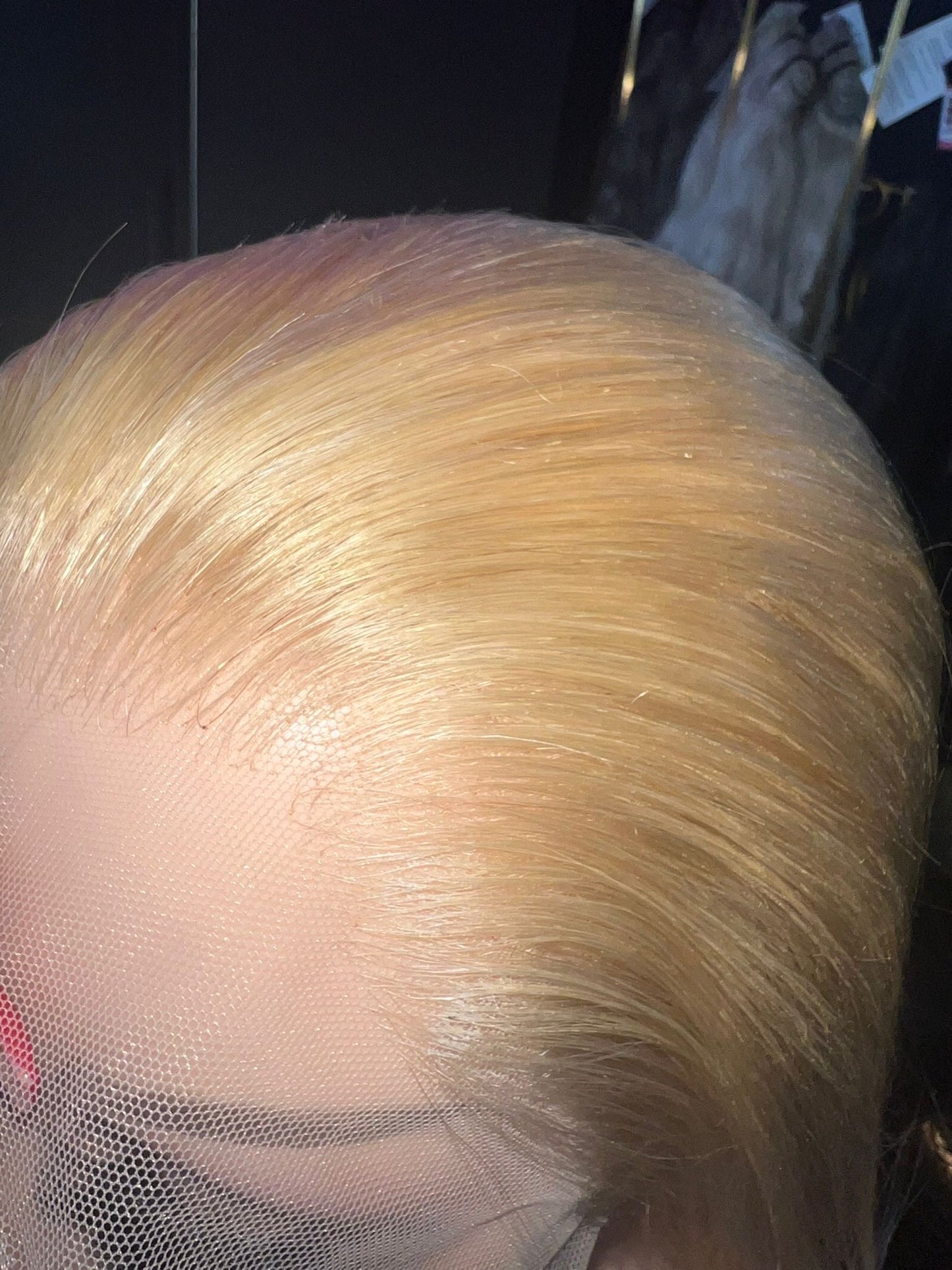 Blond Straight wig
