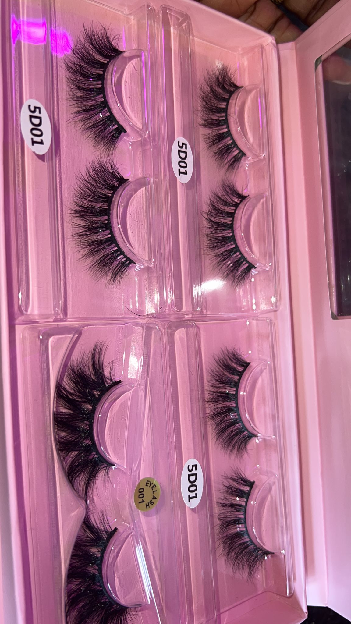 Mink Lashes Pair Of 4
