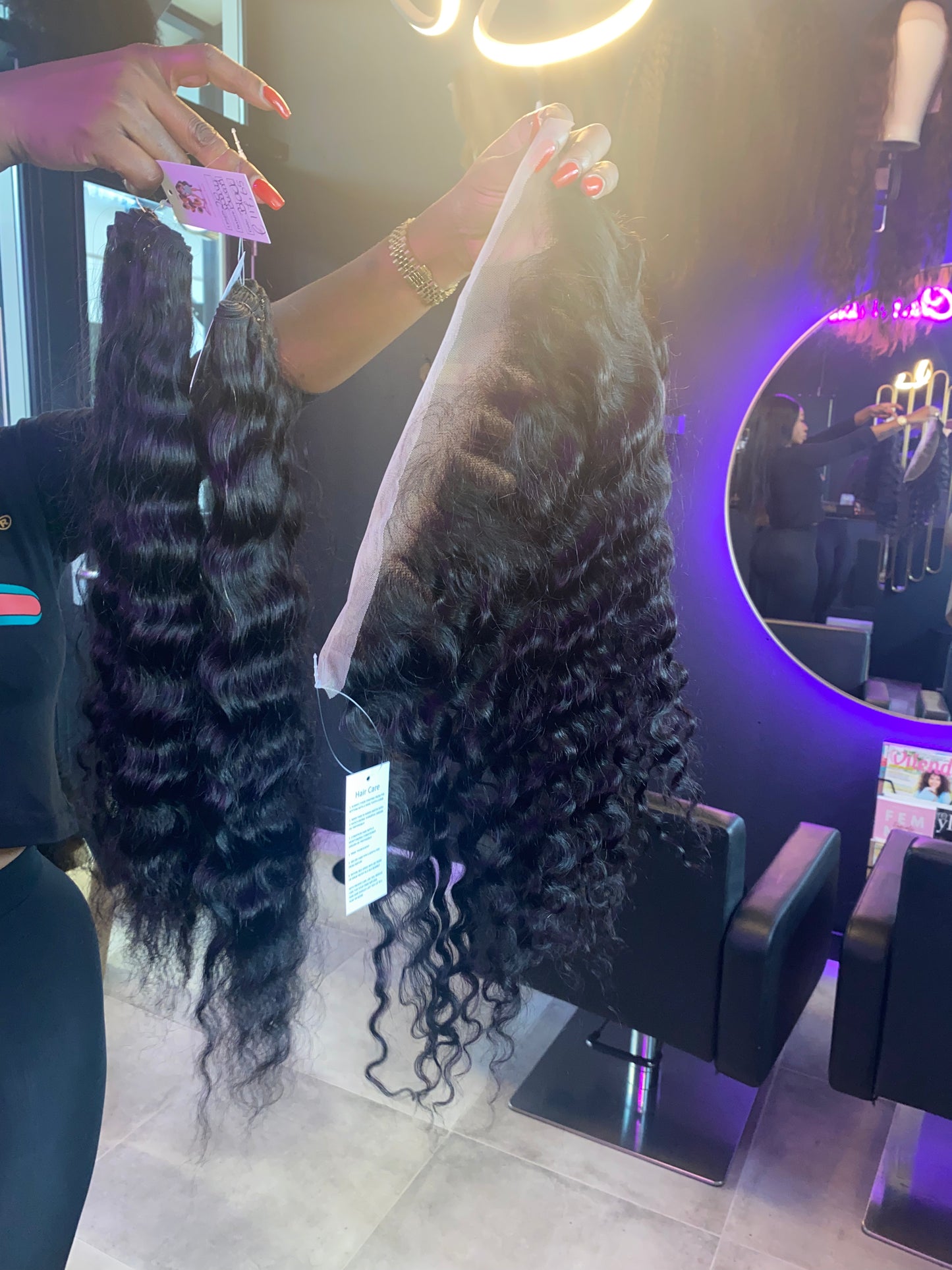 Wavy Burmese frontal