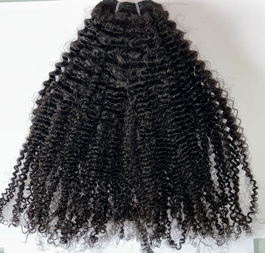 Kinky afro curls