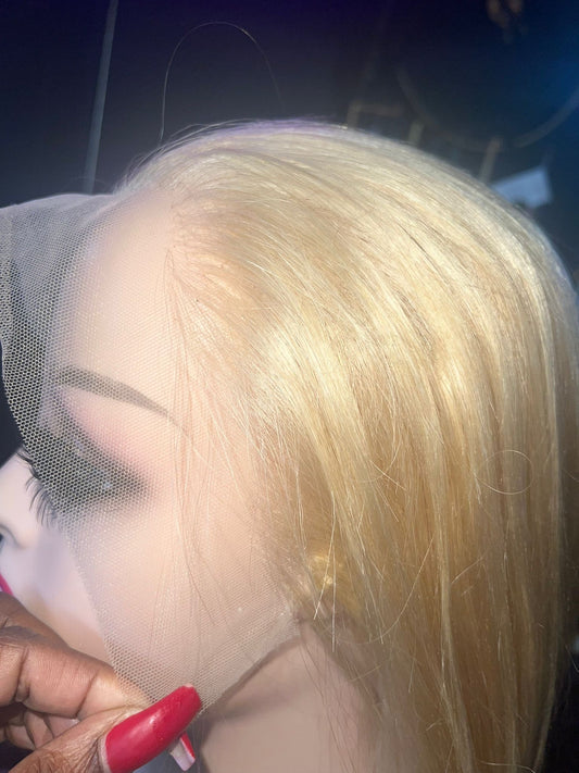 Blond Straight wig